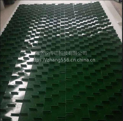 广东波浪花纹爬坡带 绿色花纹输送带在上海的应用与优势